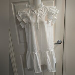 NWT Beautiful White dress by Camisa size M